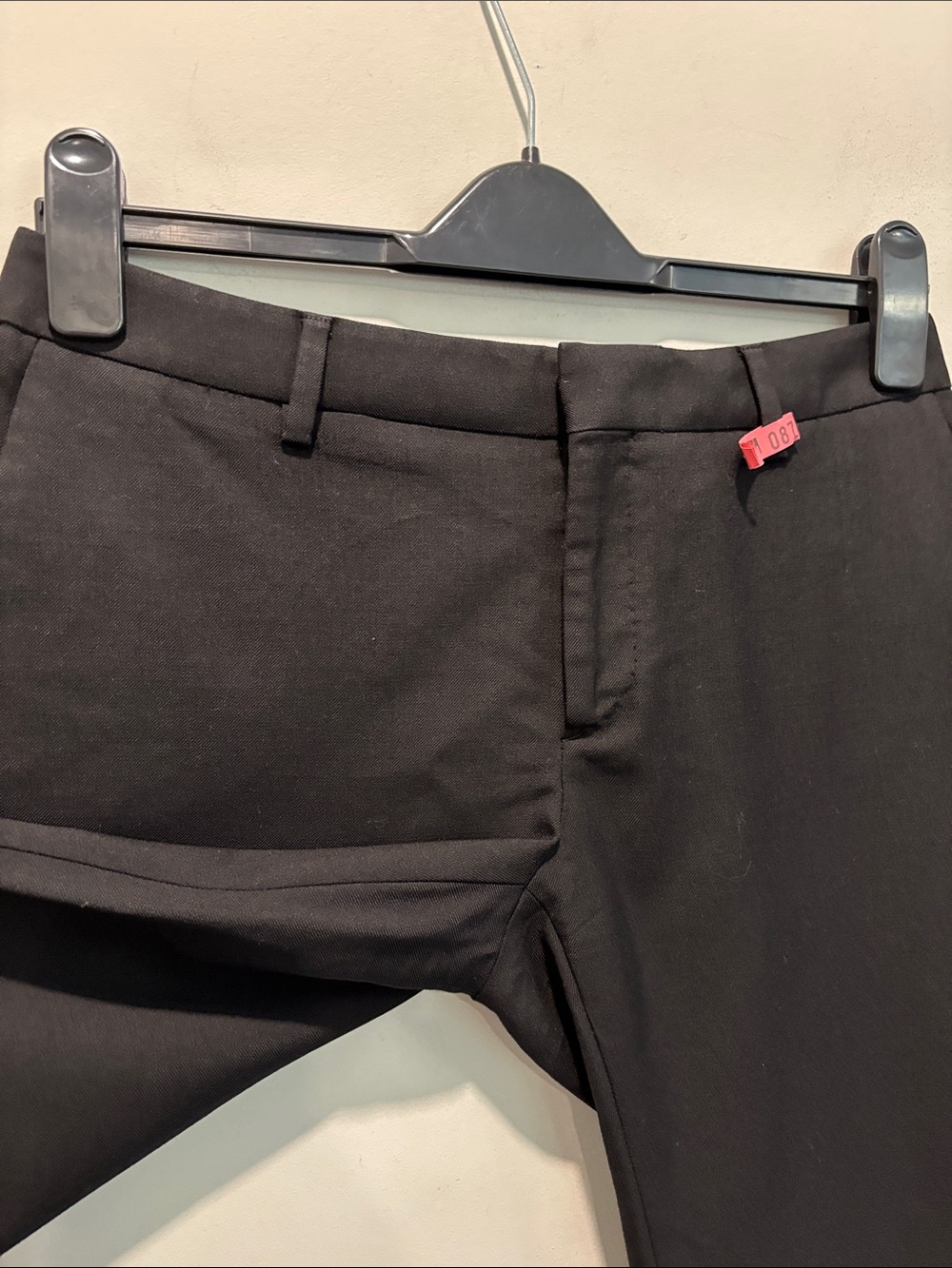 Saint Laurent Paris Black Wool Skinny Ankle Zip Trousers FR 38 US 6 - Picture 6 of 14